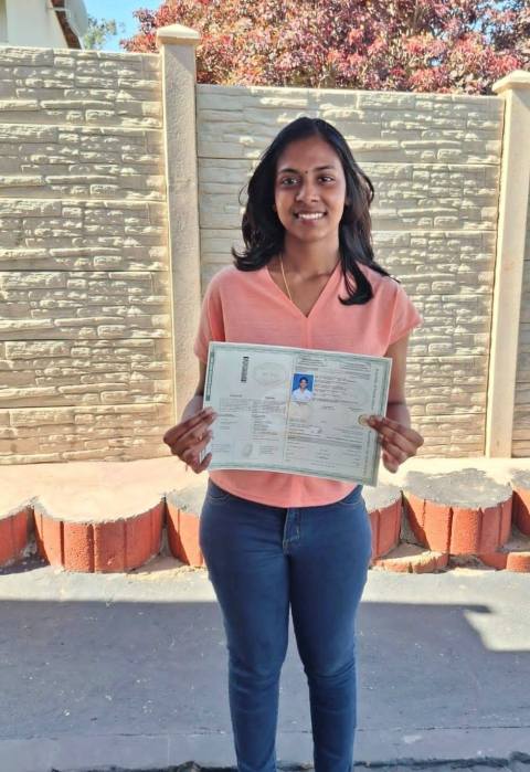 Delta Driving School graduate